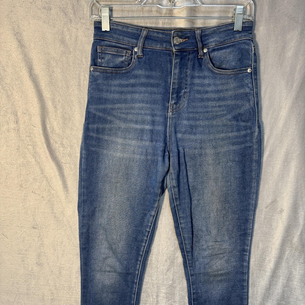 Guess Jeans Womens 27 Medium Wash Skinny High Rise Stretch Denim Pants - Picture 3 of 15